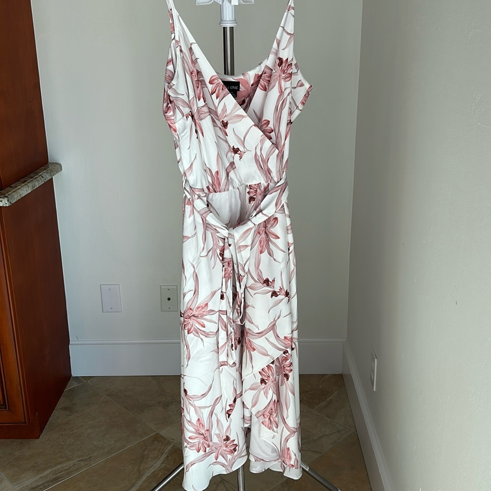 Plus size tropical dress.